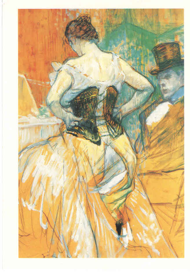 Woman in a Corset (Toulouse-Lautrec)