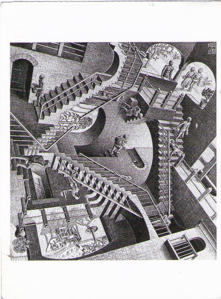 Relativity (M.C. Escher)