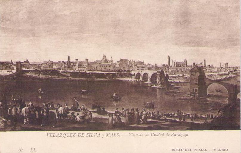 Vista de la Ciudad de Zaragoza (Velazquez)