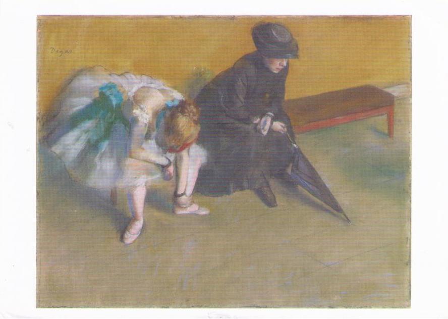 Waiting (E. Degas)