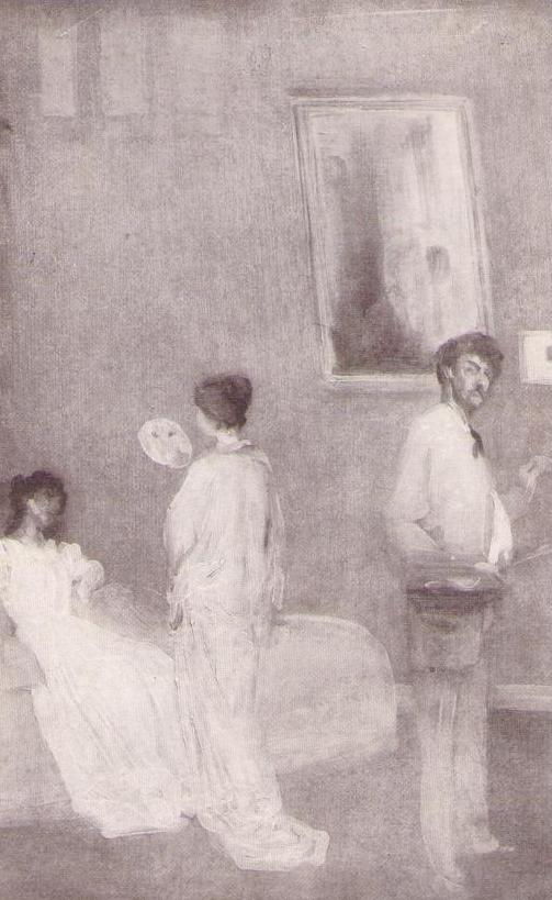 In the Studio (J. Whistler)