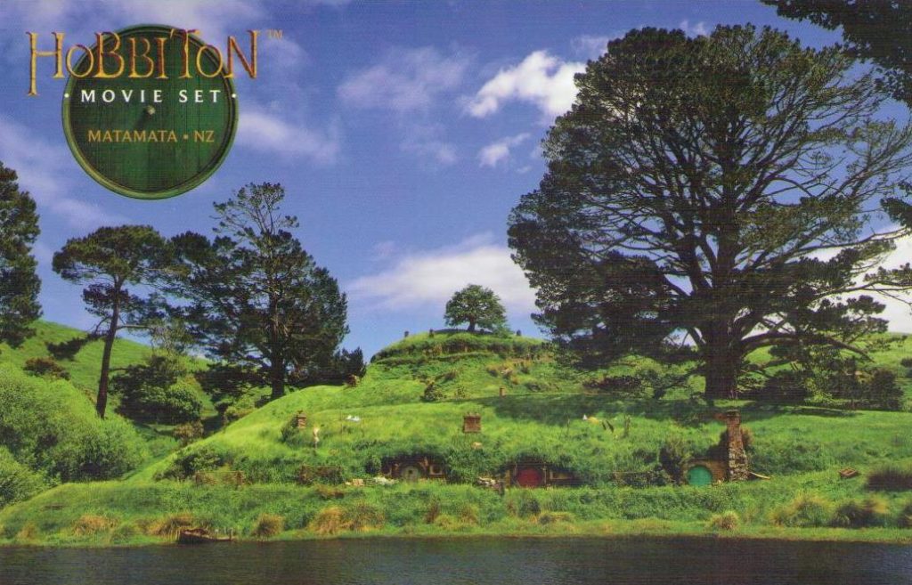 Hobbiton Movie Set, field, Matamata (New Zealand)