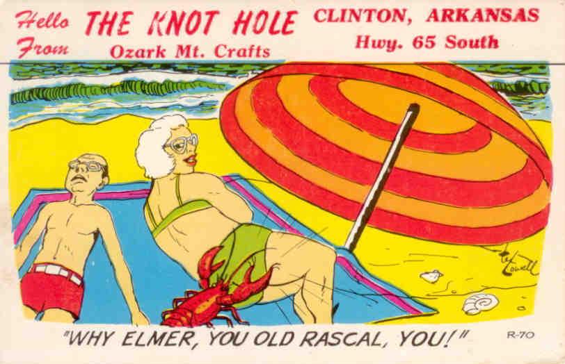Hello from The Knot Hole (Clinton, Arkansas)
