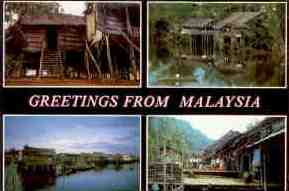 Greetings from Malaysia – traditional houses