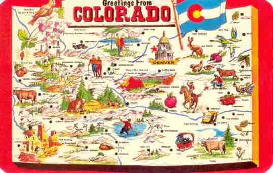 Greetings from Colorado (map)