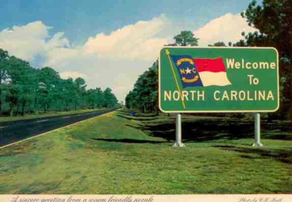 Welcome to North Carolina (USA)