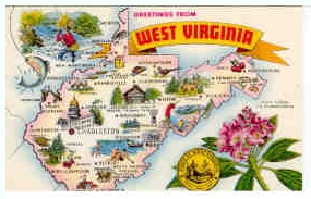Greetings from West Virginia (USA)