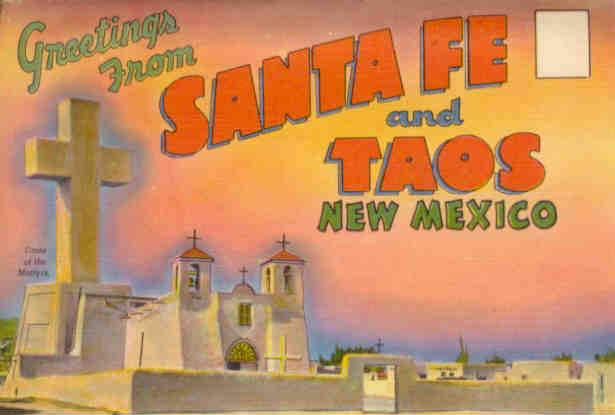 Santa Fe and Taos (New Mexico) (folio)