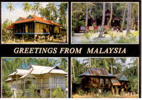 Greetings from Malaysia – houses