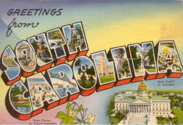 Greetings from South Carolina (souvenir folder)