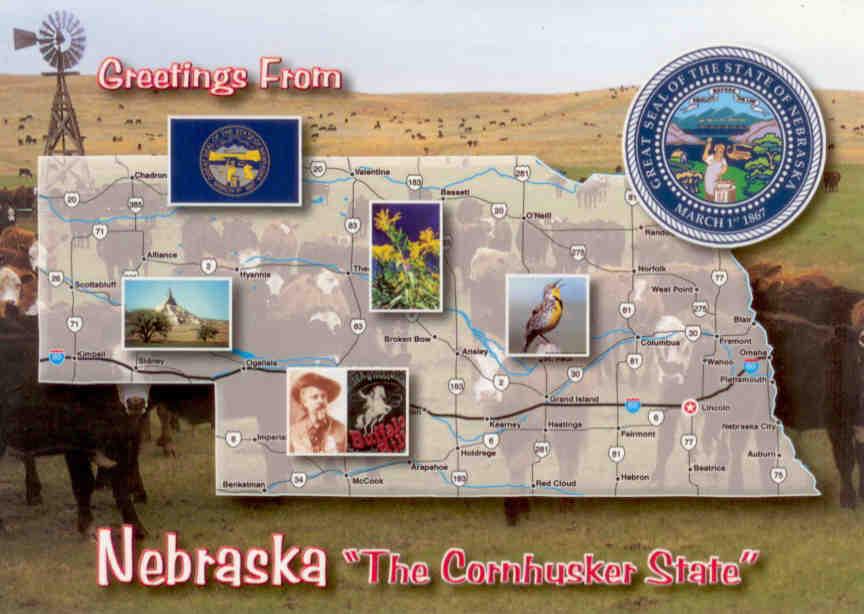 Greetings from Nebraska “The Cornhusker State”