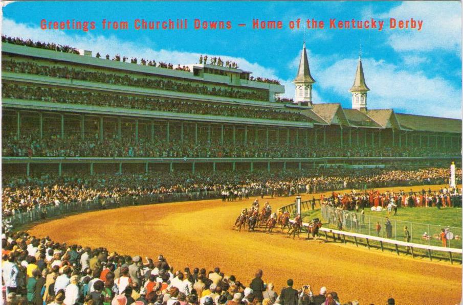 Greetings from Churchill Downs, Louisville (Kentucky, USA)