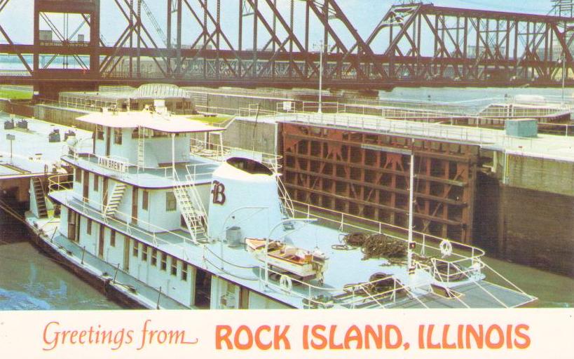 Greetings from Rock Island, Illinois (USA)