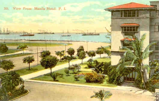 View from Manila Hotel (Philippines)