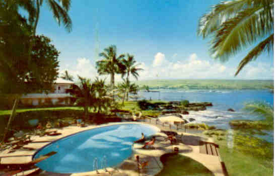Naniloa Hotel, pool, Hilo (Hawaii)