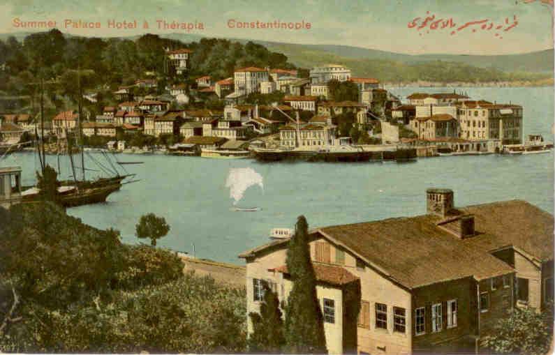 Constantinople, Summer Palace Hotel a Therapia (Turkey)