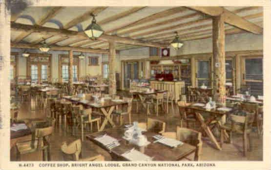 Bright Angel Lodge, Coffee Shop, Grand Canyon National Park (USA)