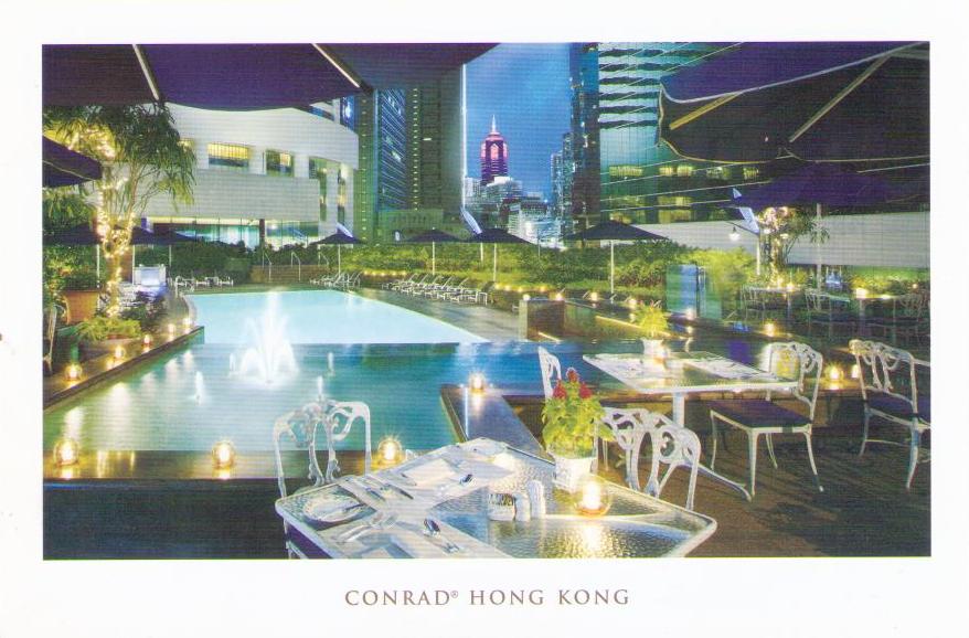 Conrad Hong Kong, poolside