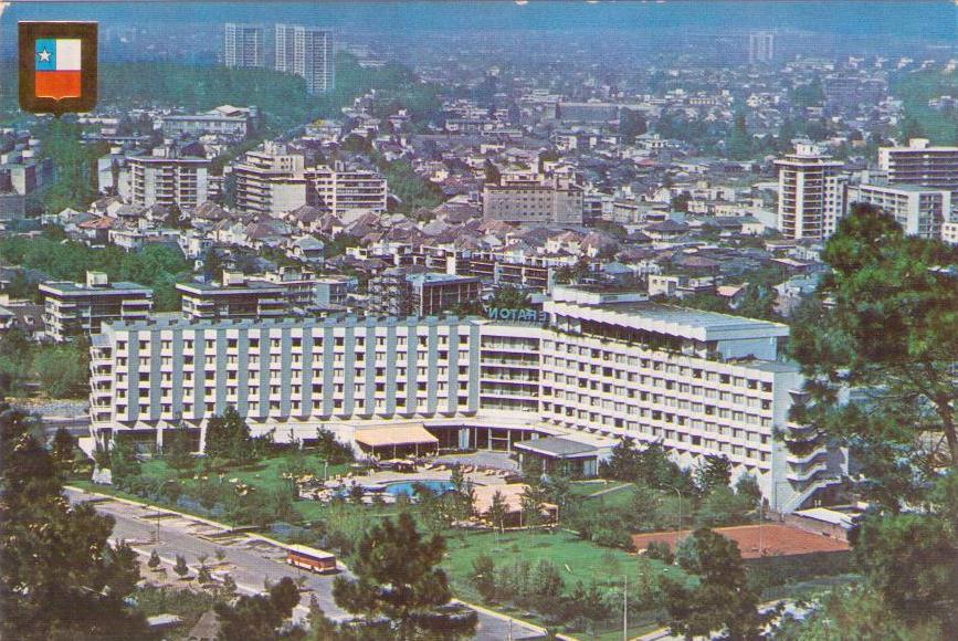 Santiago, Hotel Sheraton y barrio alto … (Chile)