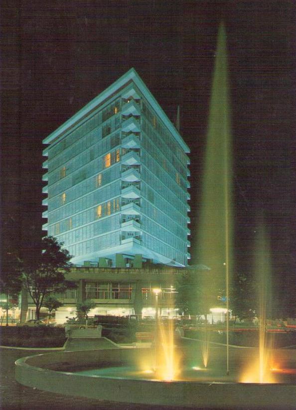 Hotel Guarani – Vista Nocturna, Asuncion (Paraguay)