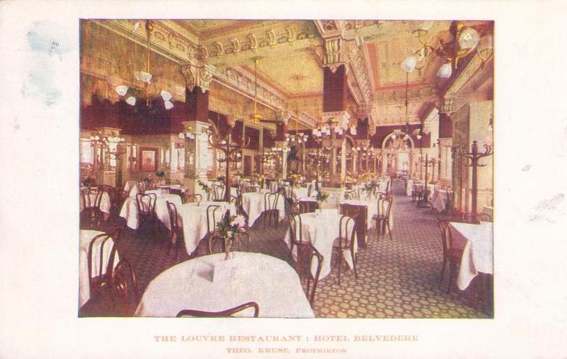 Hotel Belvedere, The Louvre Restaurant (Portland, Oregon, USA)