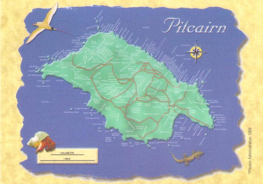 Pitcairn Island Global Postcard Sales