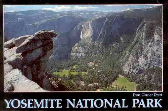 Yosemite Park from Glacier Point (USA)
