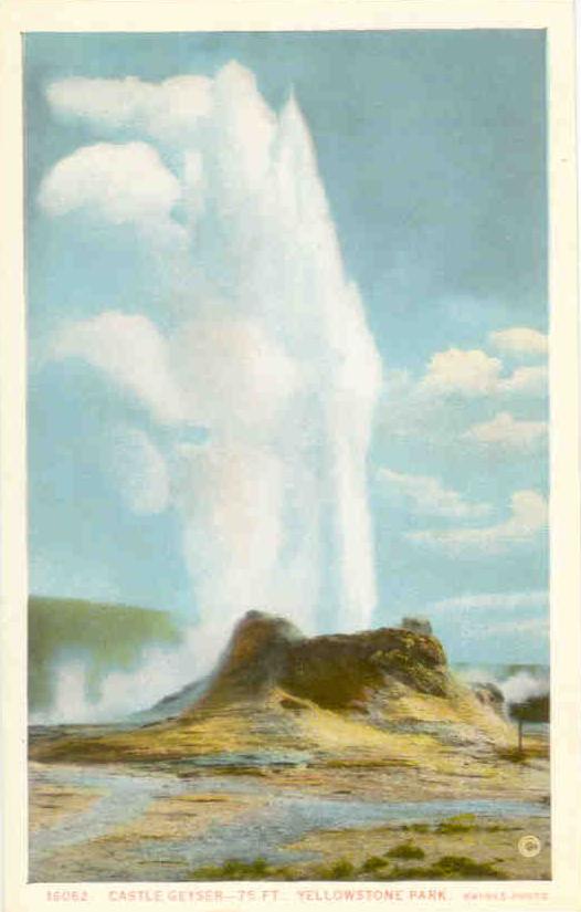 Yellowstone Park, Castle Geyser – 75 ft. (Wyoming, USA)