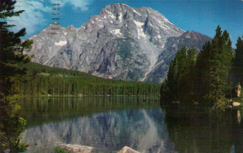 Grand Teton National Park, Mt. Moran and Leigh Lake (Wyoming)