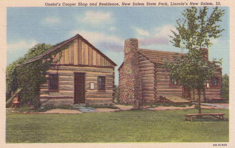 New Salem State Park, Onstot’s Cooper Shop and Residence (Illinois)