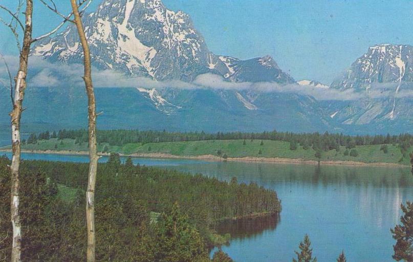 Grand Teton National Park, Mt. Moran and Jackson Lake (Idaho, USA)