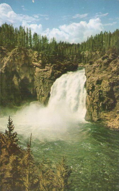 Yellowstone National Park, Upper Falls of the Yellowstone River (Montana, USA)