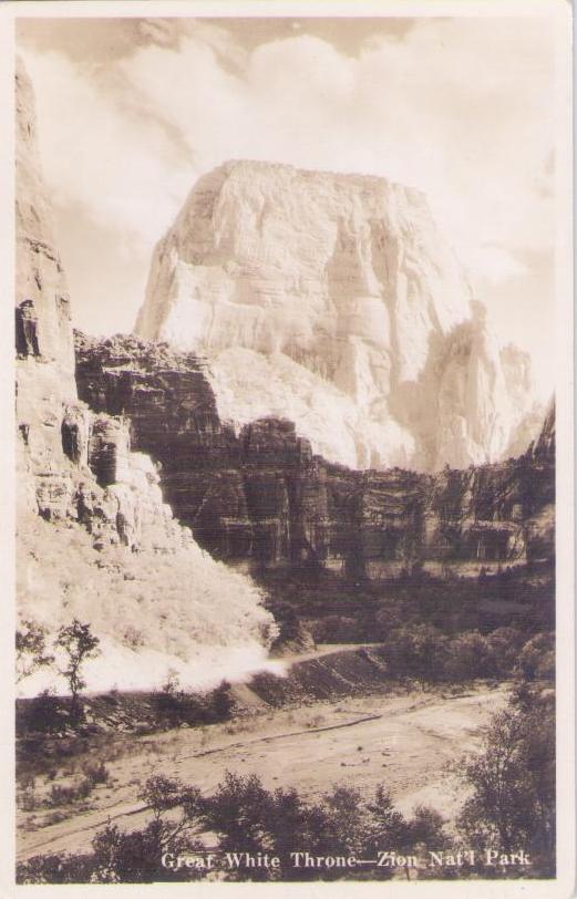 Zion National Park, Great White Throne (Utah, USA)