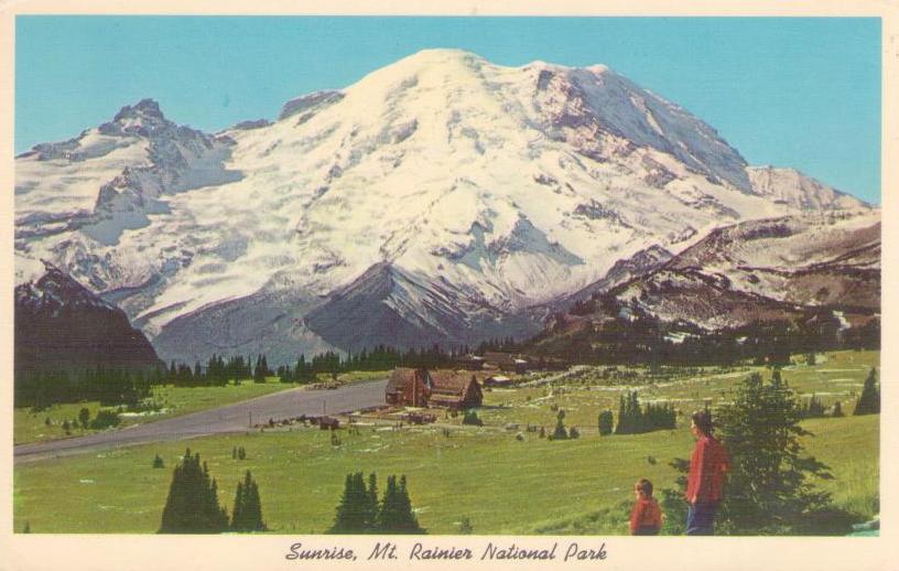 Sunrise, Mt. Rainier National Park (Washington, USA)