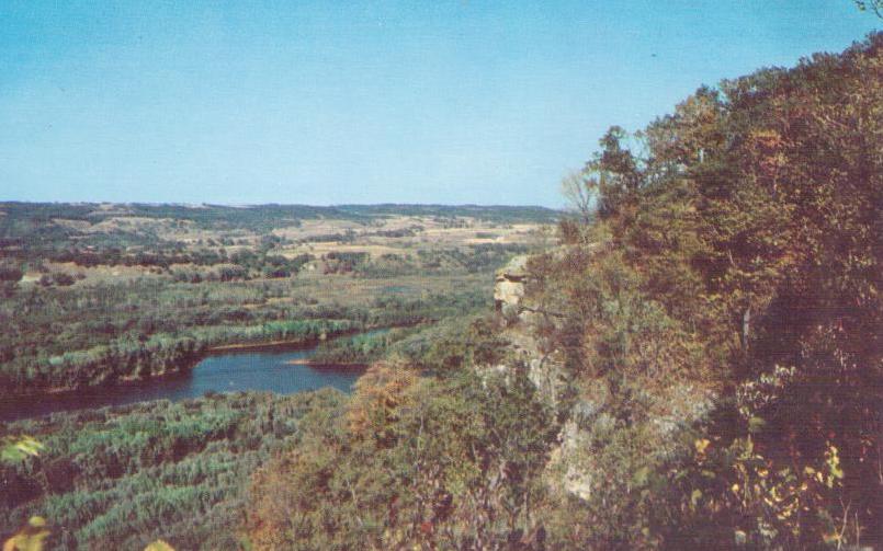 Prairie du Chien, Signal Point, Wyalusing State Park (Wisconsin, USA)