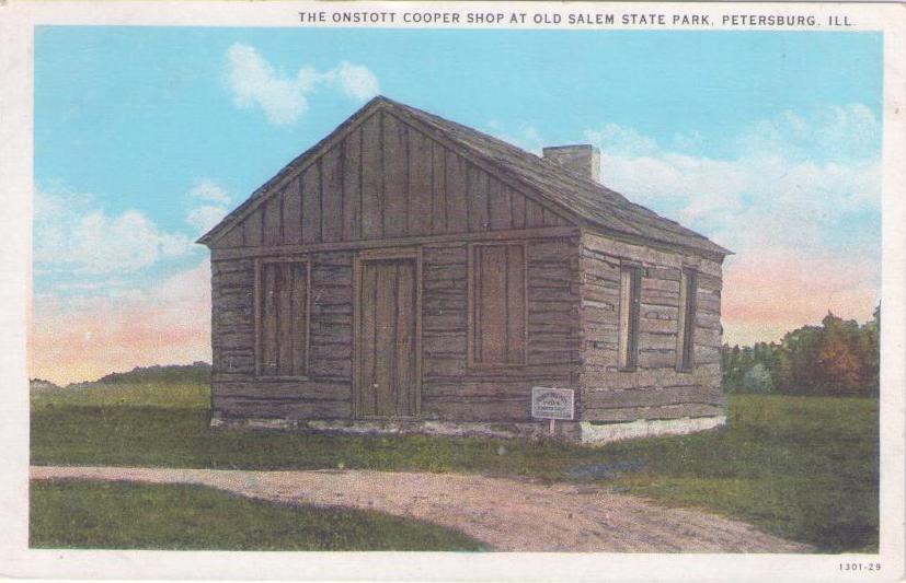 Petersburg, The Onstott Cooper Shop at Old Salem State Park