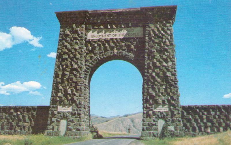 Gardiner, The Theodore Roosevelt Arch (Montana, USA)