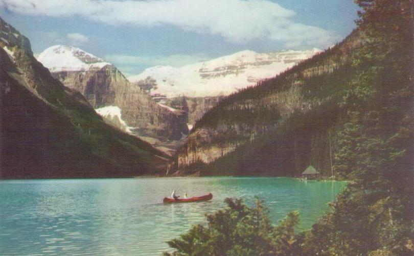 Banff National Park, Lake Louise, Mt. Lefroy and Victoria Glacier (Canada)