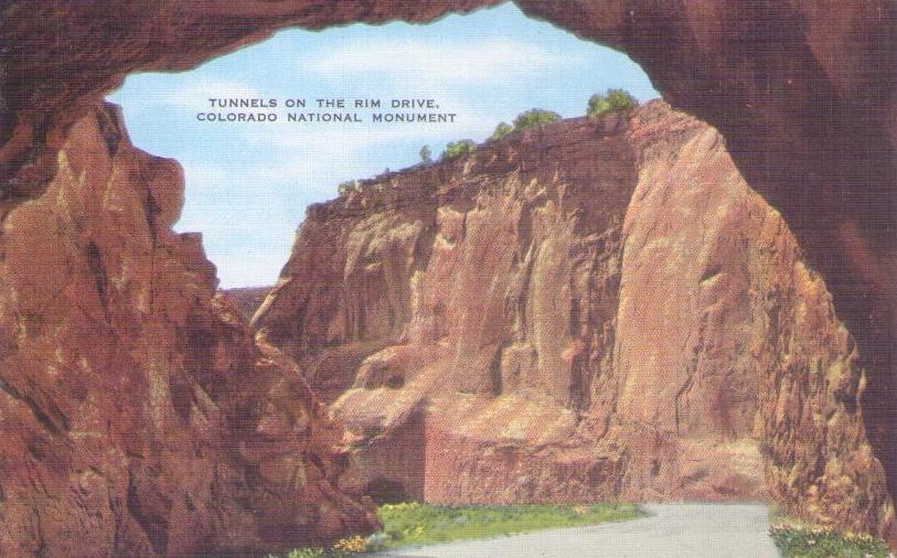 Colorado National Monument, Tunnels on the Rim Drive (USA)