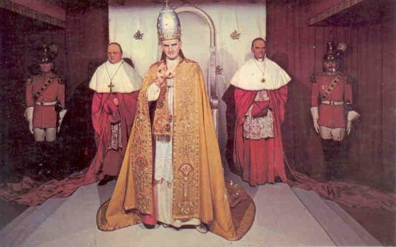 Pope Paul VI, in wax