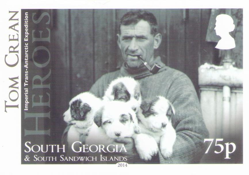 Tom Crean and pups (South Georgia Island)