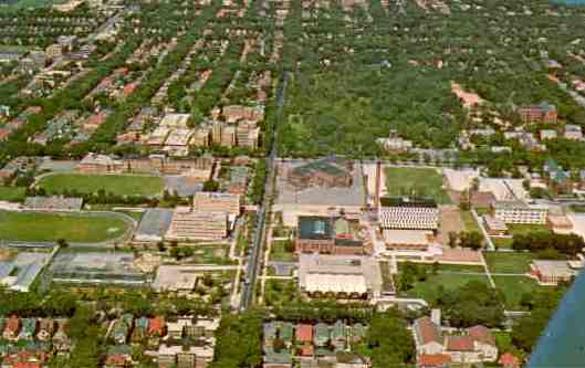 Univ. of Wisconsin, aerial view (Milwaukee)