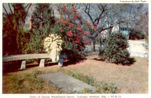 Tuskegee Institute, G.W. Carver grave (Alabama, USA)