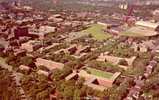 University of Minnesota, aerial view (Minneapolis)