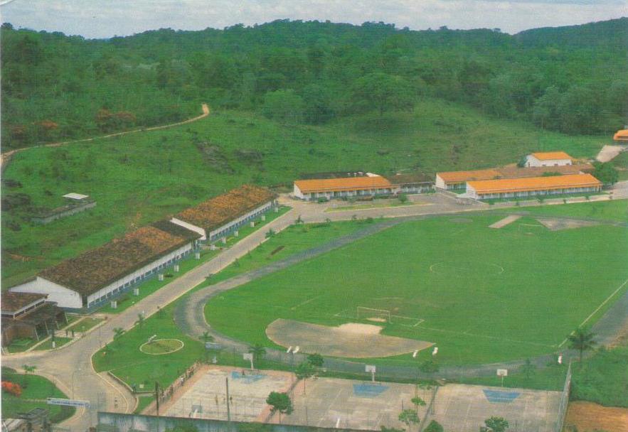 Itabuna – BA – Aerial view of one Regional Agriculture Tech School of CEPLAC (Brazil)