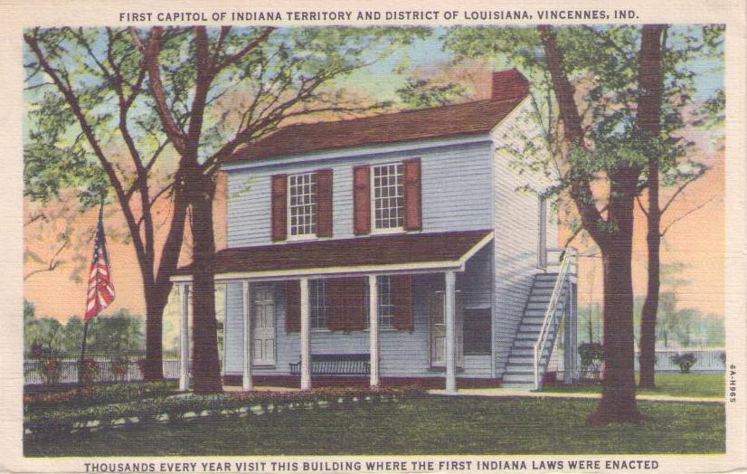 Vincennes, First Capitol of Indiana Territory (USA)