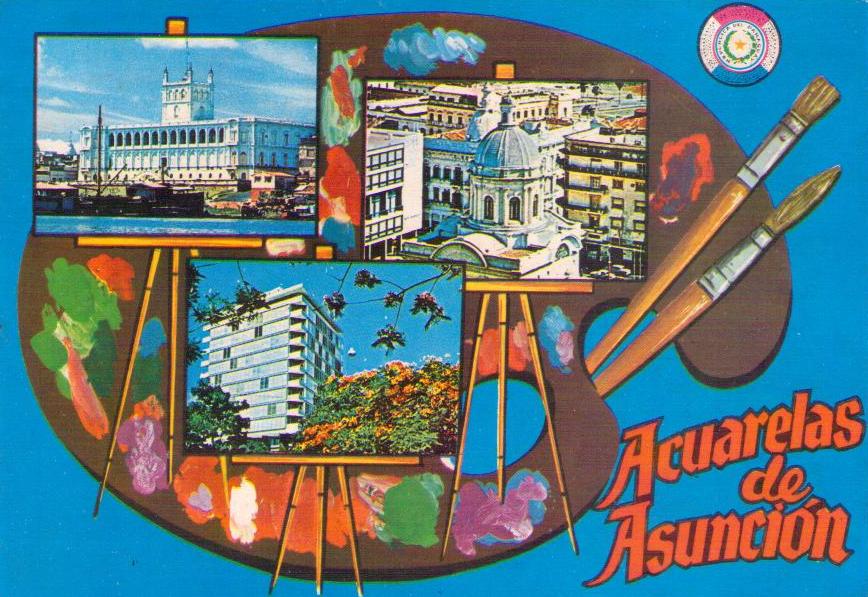 Acuarelas de Asunción (Paraguay)