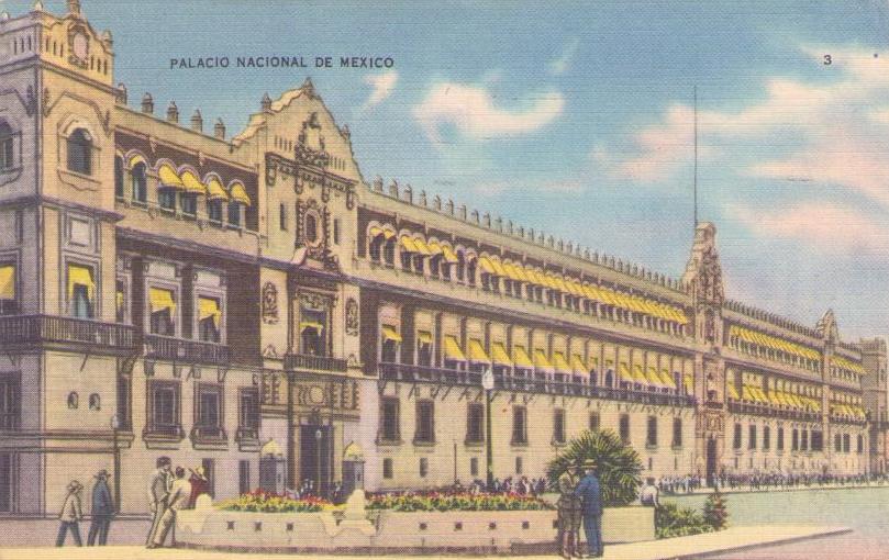 Mexico City, Palacio Nacional de Mexico