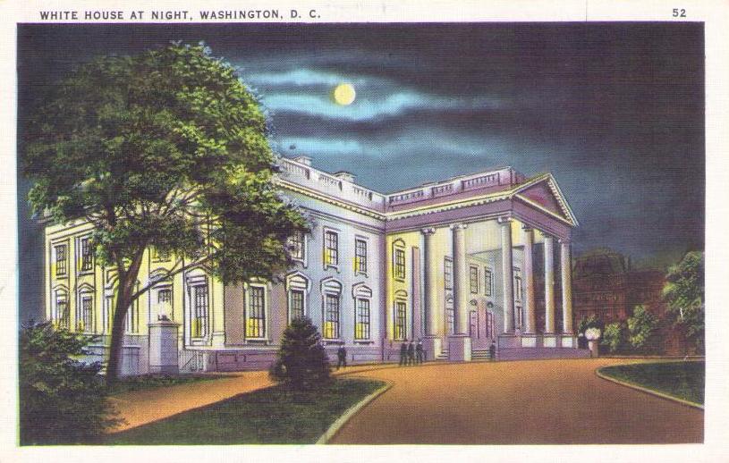 White House at Night (Washington, DC)
