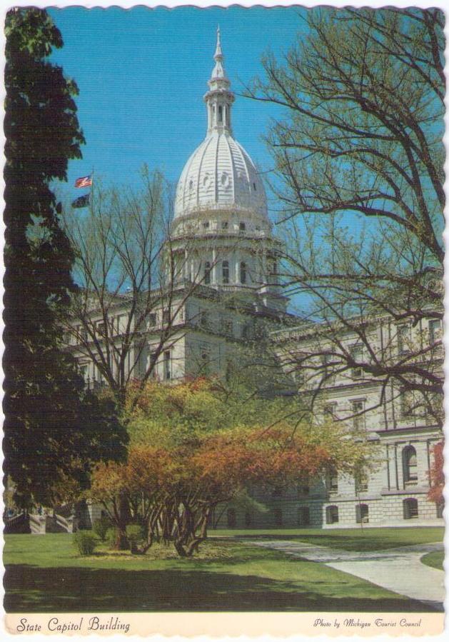 Lansing, The State Capitol Building (Michigan, USA)